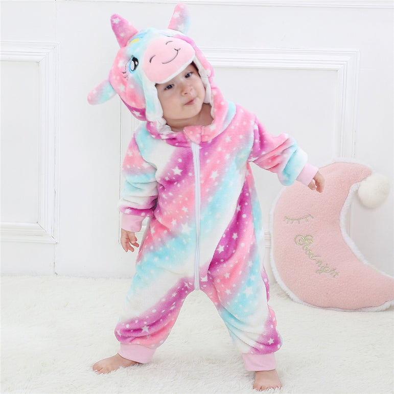 Starry Sky Unicorn Baby Onesie