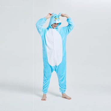 Blue Panther Adult Onesie
