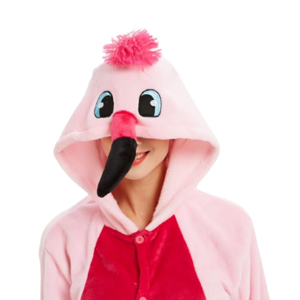 BUBBLE ONESIE FLAMINGO