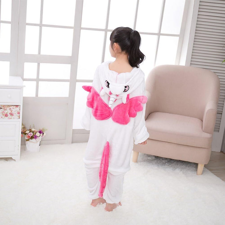Pink Winged Unicorn Kids Onesie
