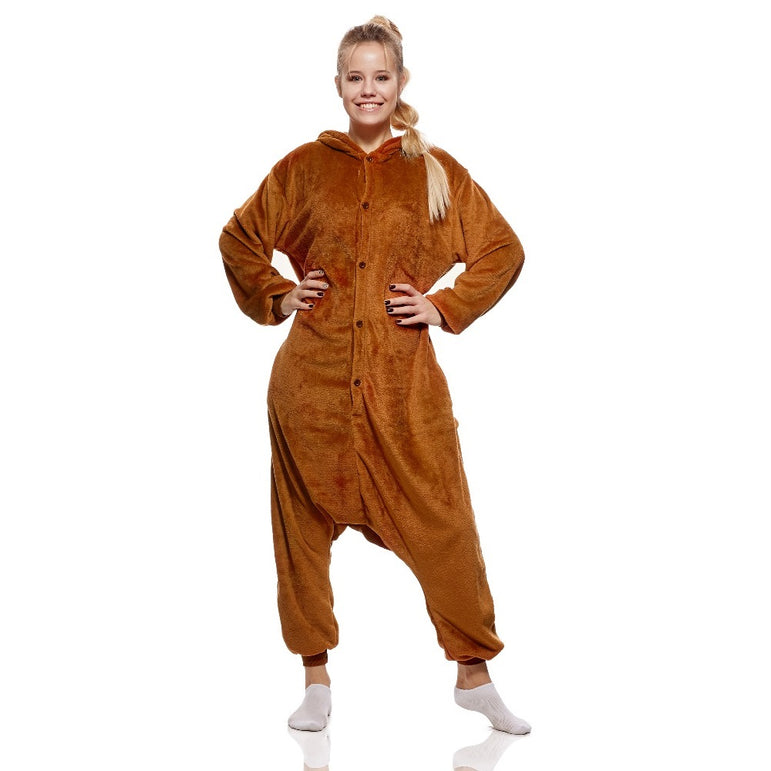 Brown Poop Emoji Adult Onesie