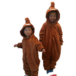 Brown Poop Emoji Kids Onesie