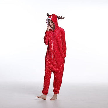 Red Deer Adult Onesie