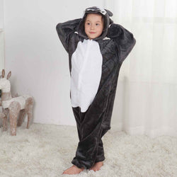 Grey Wolf Kids Onesie