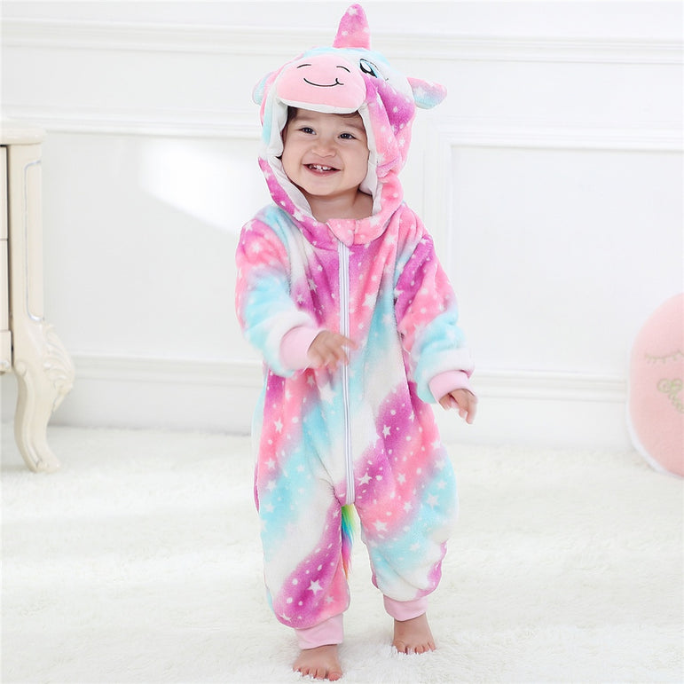 Starry Sky Unicorn Baby Onesie
