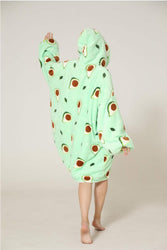 Large Avocado Oversized Blanket Hoodie