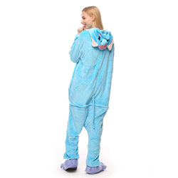 Blue Elephant Adult Onesie