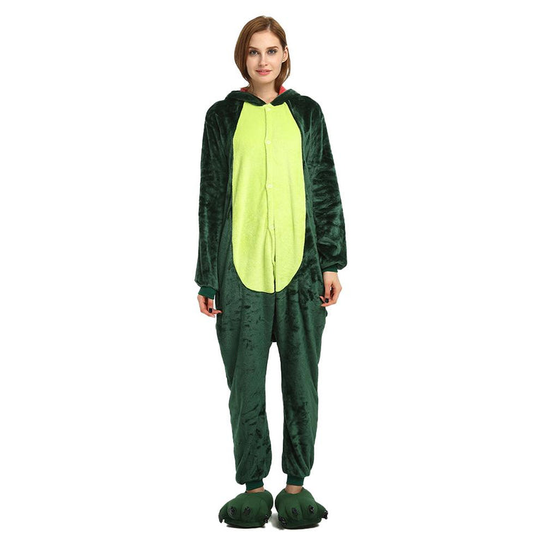 Green Dinosaur Adult Onesie