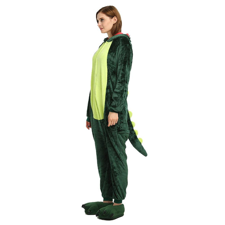 Green Dinosaur Adult Onesie