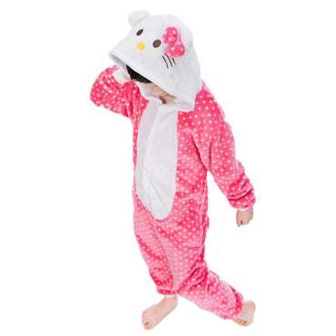 Dotted Pink Hello Kitty Kids Onesie