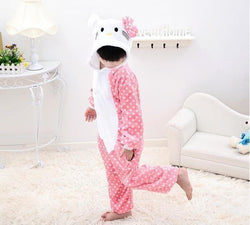 Dotted Pink Hello Kitty Kids Onesie