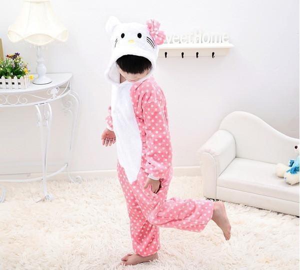 Dotted Pink Hello Kitty Kids Onesie