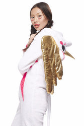 Golden Winged Unicorn Adult Onesie