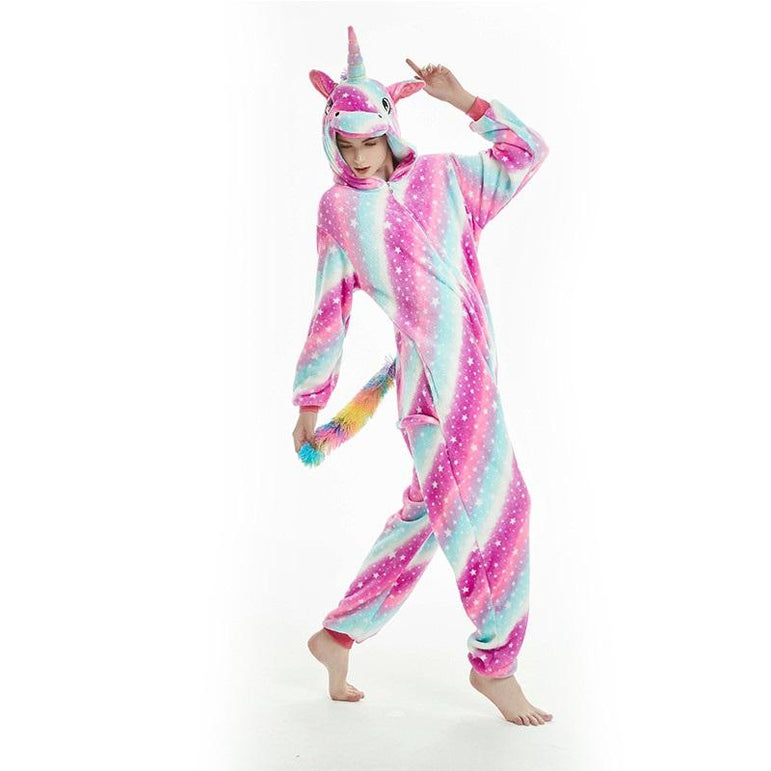 Starry Sky Unicorn Adult Onesie