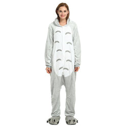 Grey Totoro Adult Onesie
