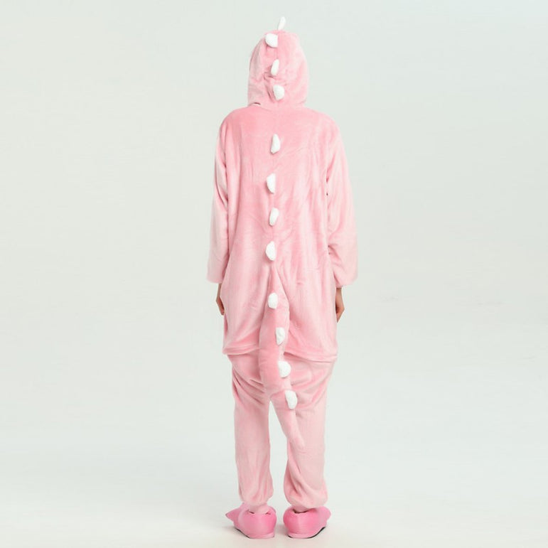 Pink Dinosaur Adult Onesie