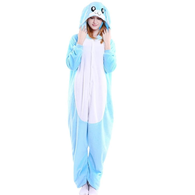 Blue Bunny Adult Onesie