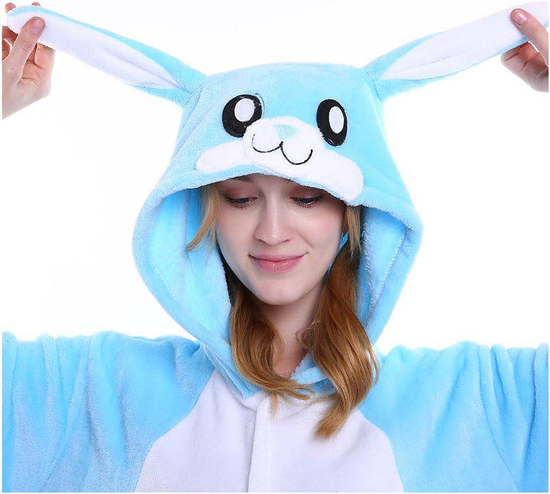 Blue Bunny Adult Onesie