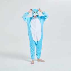 Blue Panther Adult Onesie