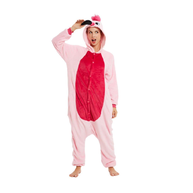 Pink Flamingo Adult Onesie