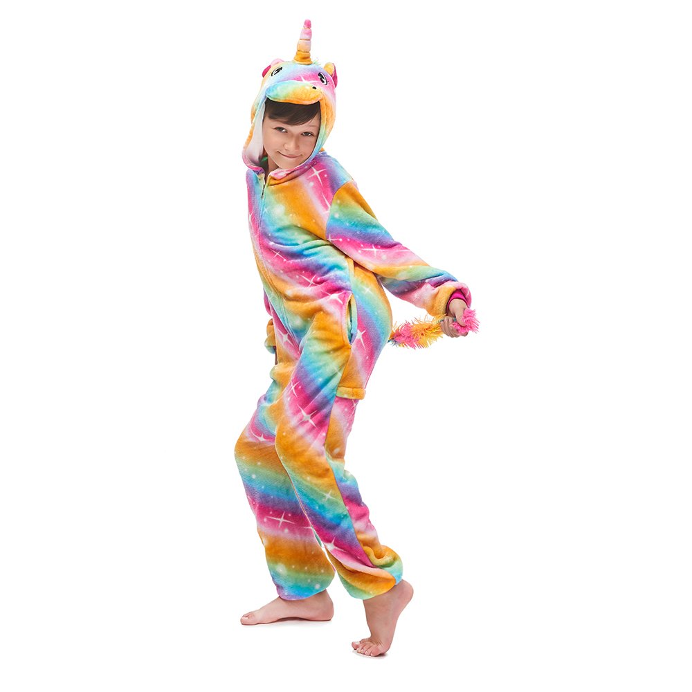 Golden Rainbow Unicorn Kids Onesie