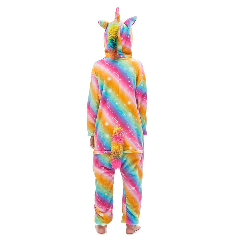 Golden Rainbow Unicorn Kids Onesie