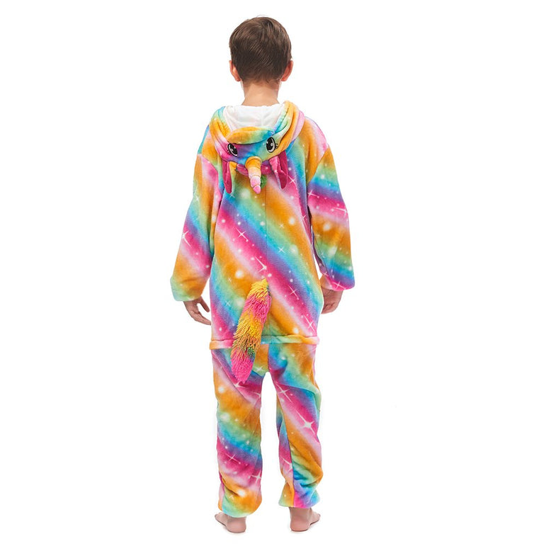 Golden Rainbow Unicorn Kids Onesie