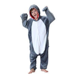 Grey Shark Kids Onesie