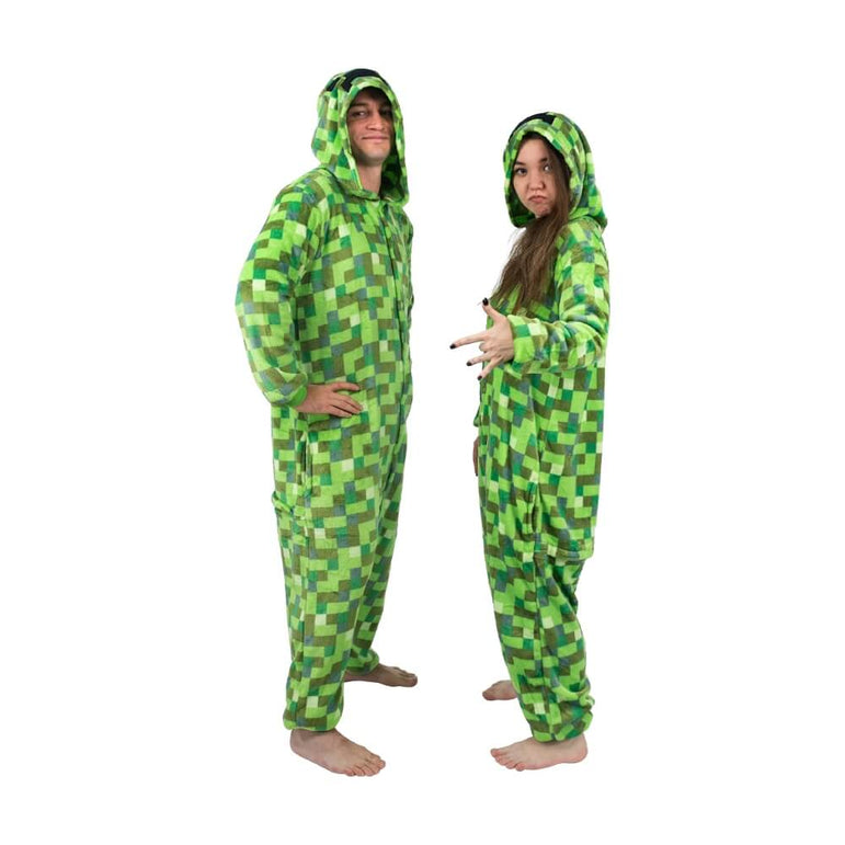 Minecraft Creeper Adult Onesie