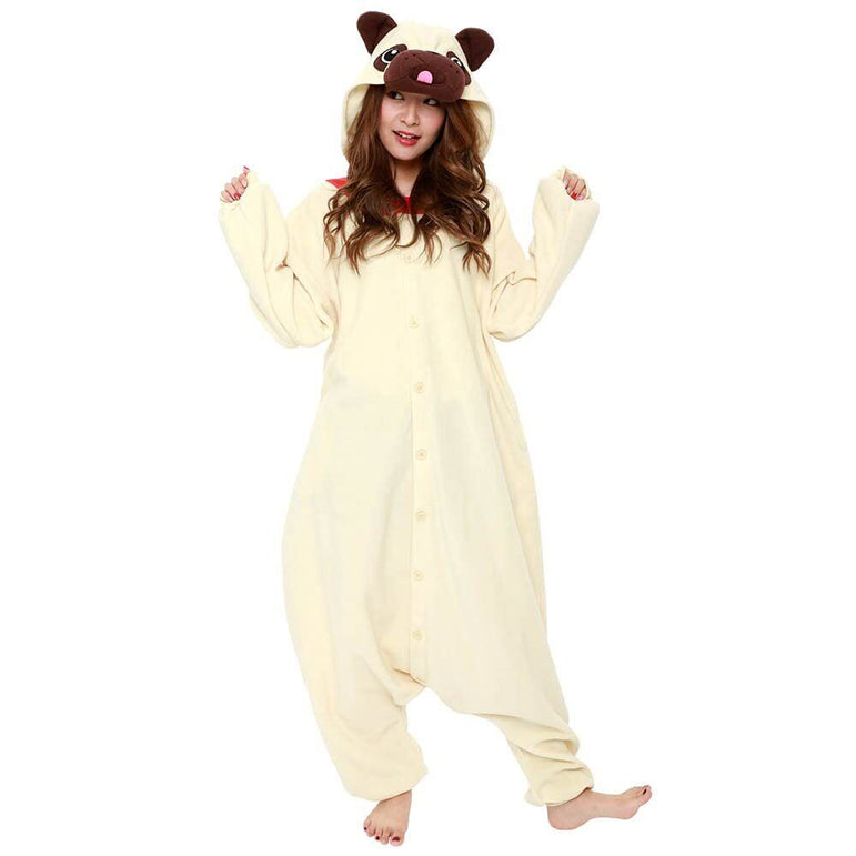 Pug Dog Adult Onesie