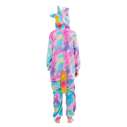 Rainbow Unicorn with Sparkling Stars Kids Onesie