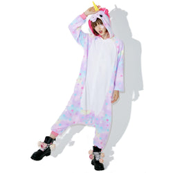 Rainbow Star Unicorn Adult Onesie