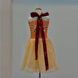 Summer Orange Costume Dress