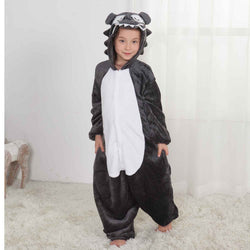 Grey Wolf Kids Onesie