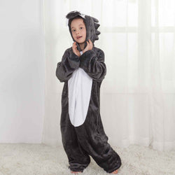 Grey Wolf Kids Onesie