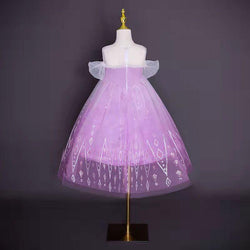 Off-shoulder Purple Party Costume Princess Tutu Dress