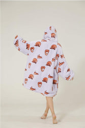 Large Sloth Oversized Blanket Hoodie