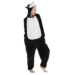 Black Husky Dog Adult Onesie