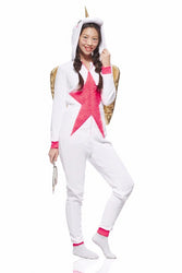 Golden Winged Unicorn Adult Onesie