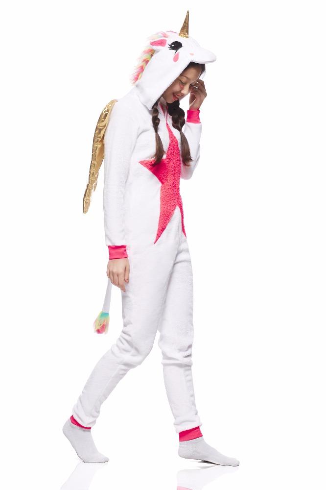 Golden Winged Unicorn Adult Onesie