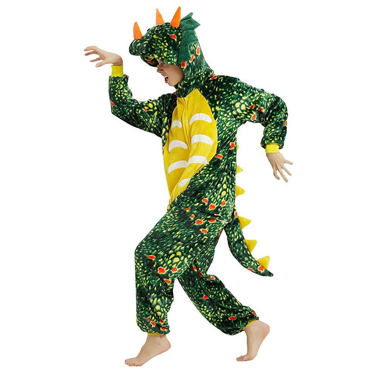 Green Triceratops Adult Onesie