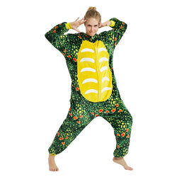 Green Triceratops Adult Onesie