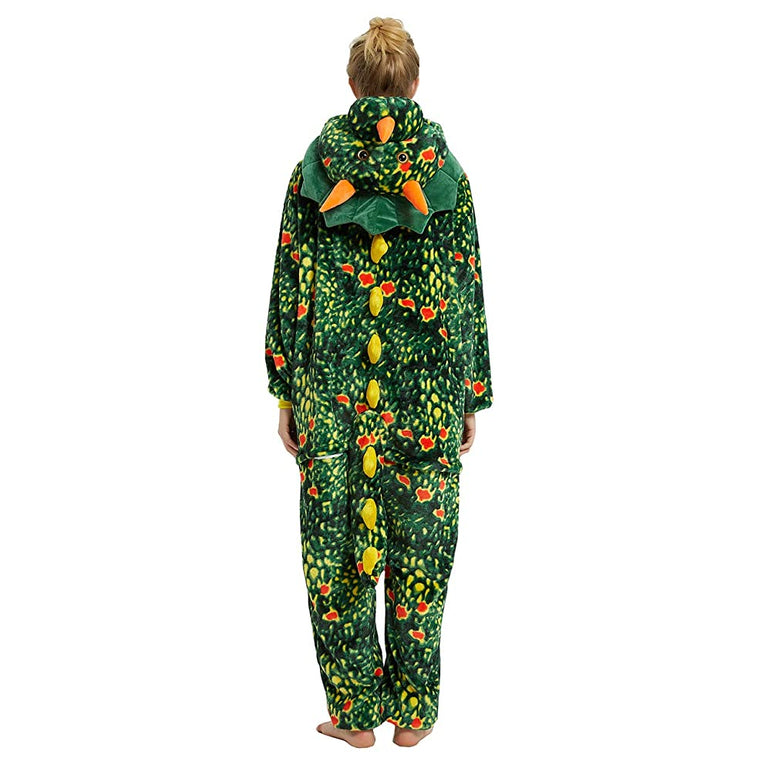 Green Triceratops Adult Onesie