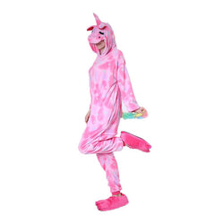 Pink Star Sleeping Unicorn Adult Onesie