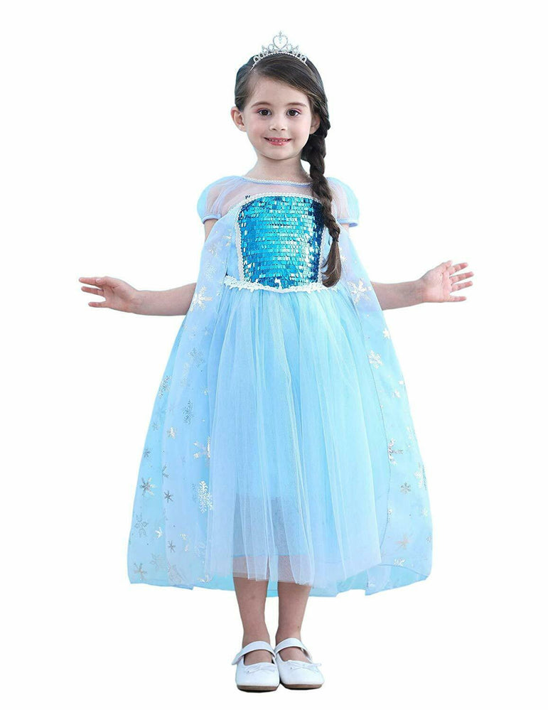 Blue Party Costume Princess Dress