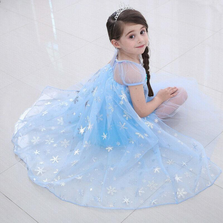 Blue Party Costume Princess Dress