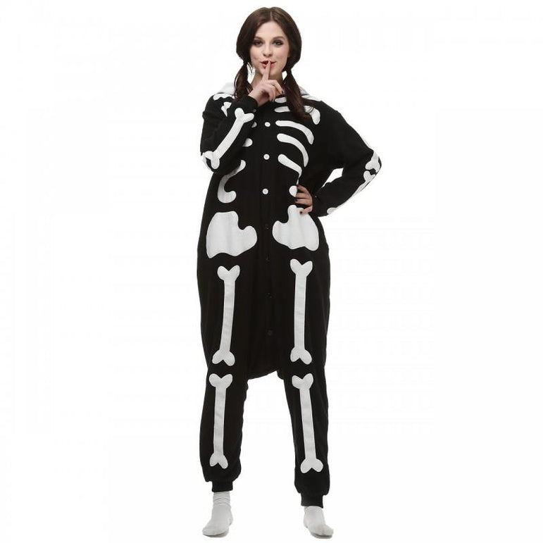 Skeleton Adult Onesie