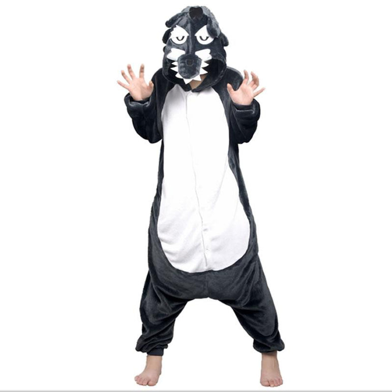 Grey Wolf Adult Onesie