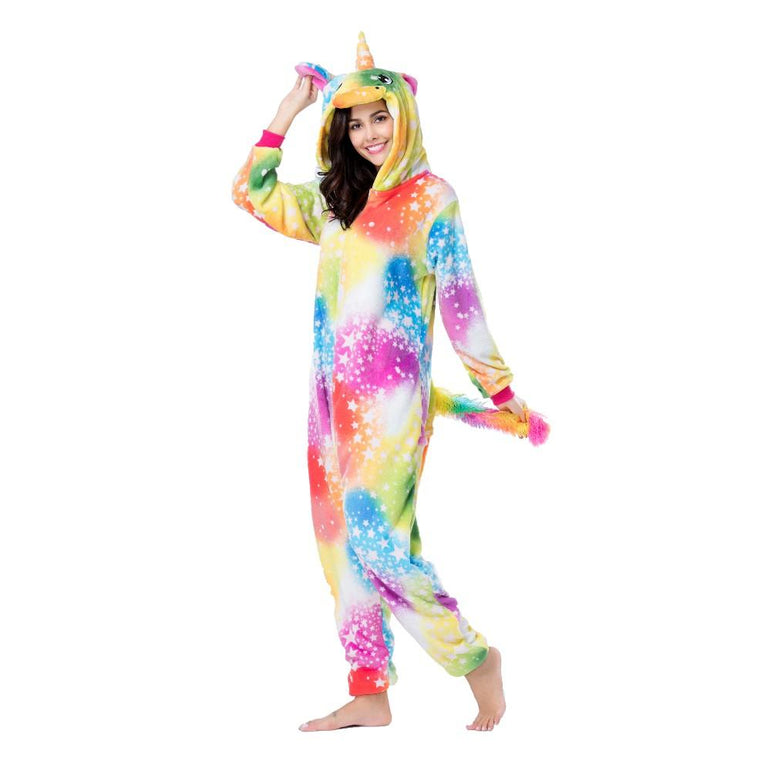 Yellow Sky Unicorn Adult Onesie